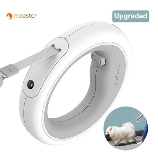 Moestar UFO Pet Leash With LED – High-Tech Retractable Leash for Stylish Pet Owners