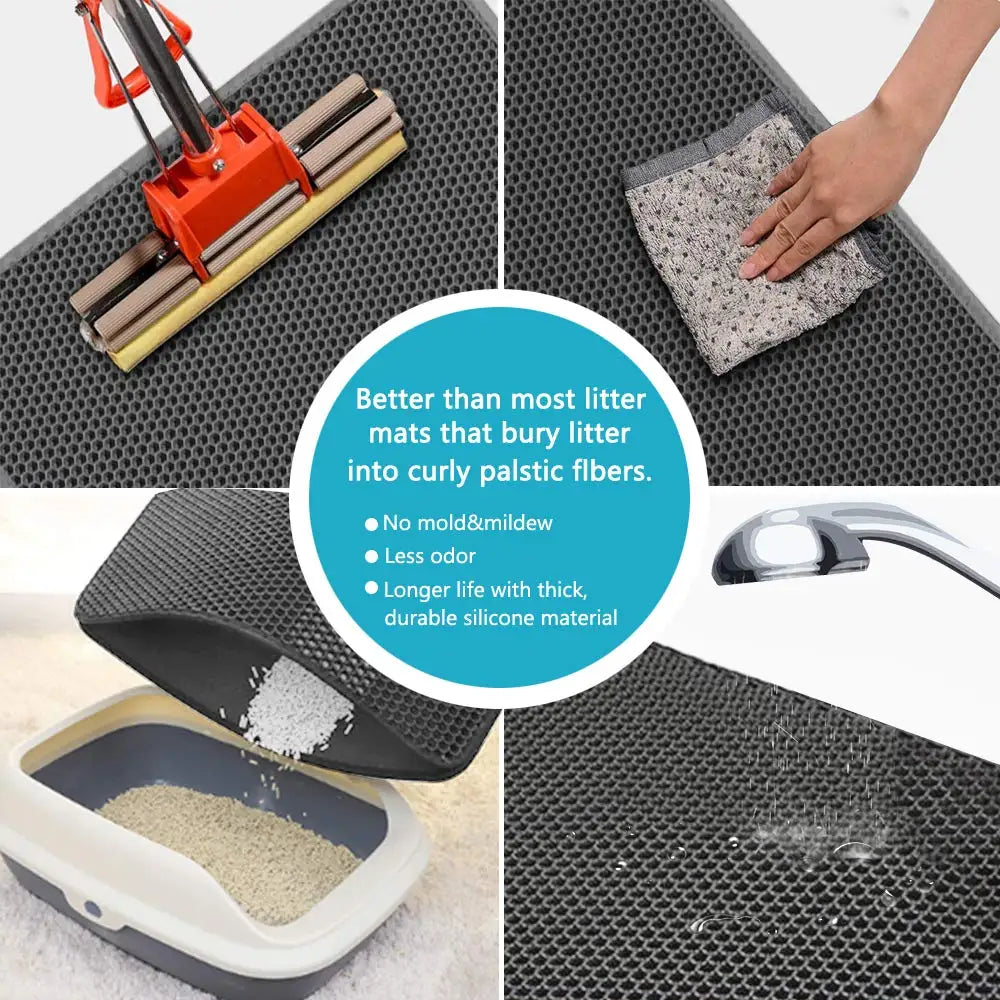 MiLi Cat Litter Trapping Mat – Keep Your Floors Clean and Tidy